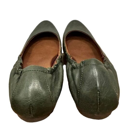 Korks by Kork-Ease Pine Green Julie Leather Ballet Flat Size 8 - Picture 4 of 7